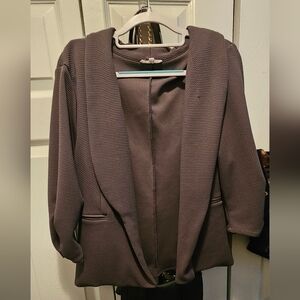 Maurices Cropped Open-Front Blazer